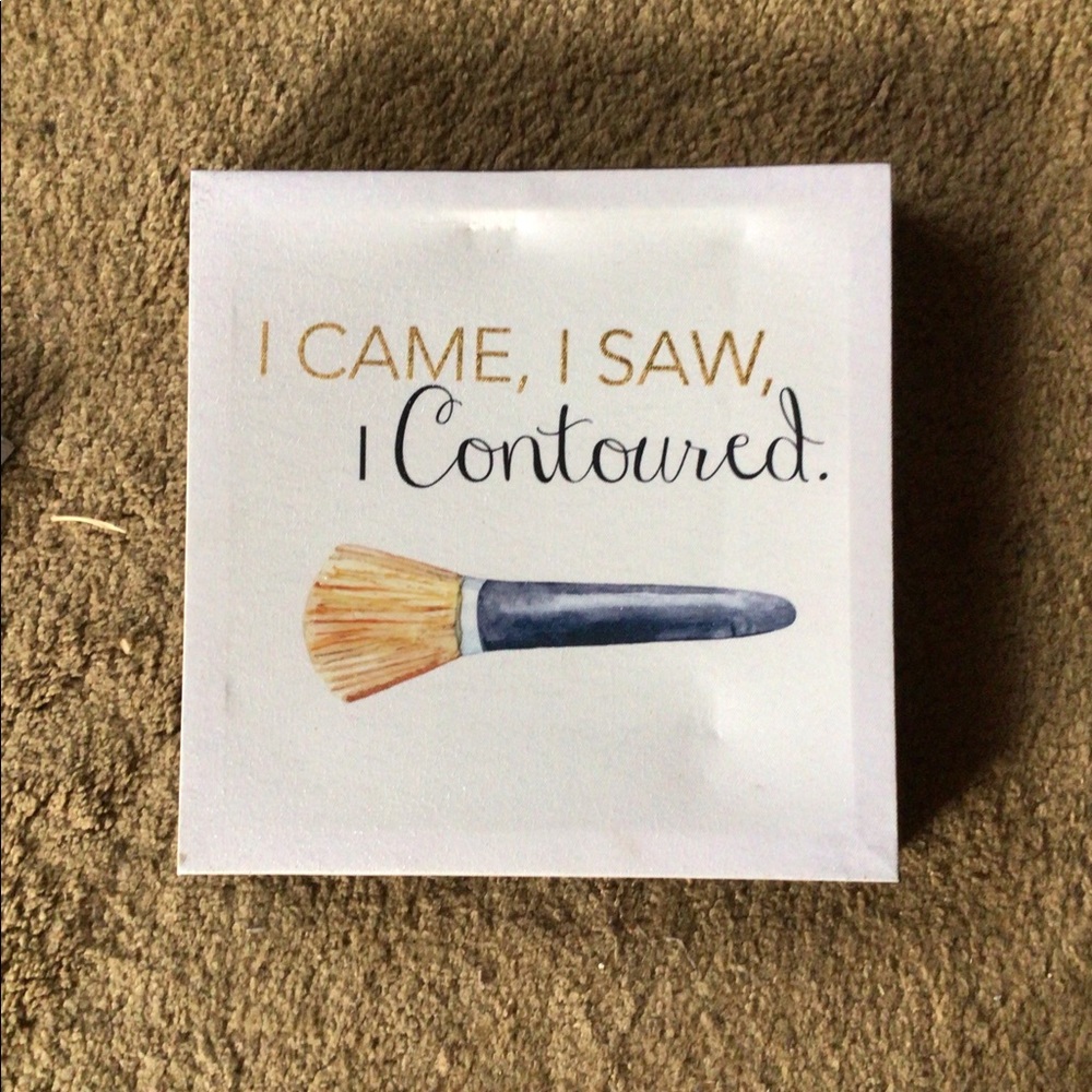 I Contoured Canvas Picture